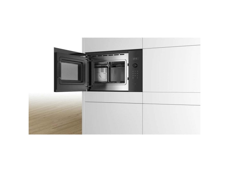 BOSCH BFL554MB0 Εντοιχιζόμενος Φούρνος Μικροκυμάτων 25lt Μαύρος 0041173 BOSCH BFL554MB0 Εντοιχιζόμενος Φούρνος Μικροκυμάτων 25lt Μαύρος 0041173