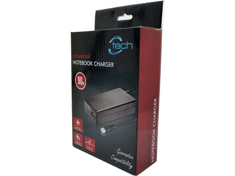 CTECH CP-0001 Φορτιστής Laptop , Universal, 90W, χωρίς βύσματα 0041214 CTECH CP-0001 Φορτιστής Laptop , Universal, 90W, χωρίς βύσματα 0041214