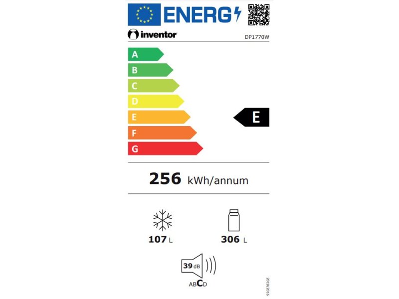 INVENTOR DP1770W Ψυγείο Δίπορτο 413lt Total NoFrost Υ172.3xΠ70xΒ67εκ. Λευκό 0041273 INVENTOR DP1770W Ψυγείο Δίπορτο 413lt Total NoFrost Υ172.3xΠ70xΒ67εκ. Λευκό 0041273
