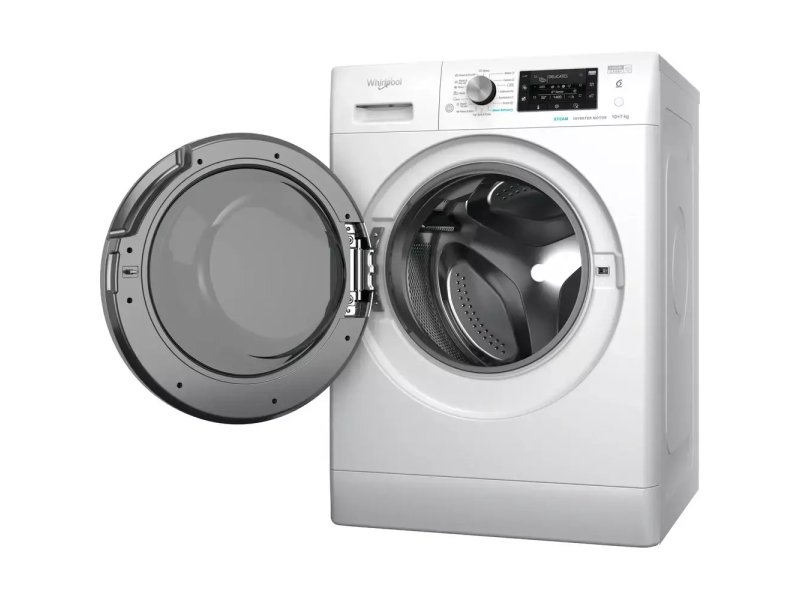 WHIRLPOOL FFWDD 107426 BSV EE Πλυντήριο-Στεγνωτήριο Ρούχων 10kg/7kg Ατμού 1400rpm 0041303 WHIRLPOOL FFWDD 107426 BSV EE Πλυντήριο-Στεγνωτήριο Ρούχων 10kg/7kg Ατμού 1400rpm 0041303