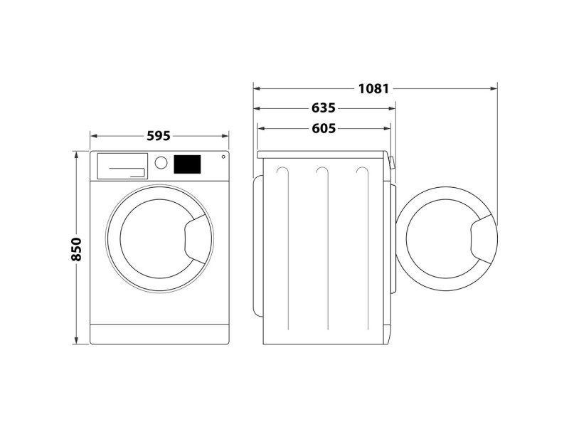 WHIRLPOOL FFWDD 107426 BSV EE Πλυντήριο-Στεγνωτήριο Ρούχων 10kg/7kg Ατμού 1400rpm 0041303 WHIRLPOOL FFWDD 107426 BSV EE Πλυντήριο-Στεγνωτήριο Ρούχων 10kg/7kg Ατμού 1400rpm 0041303