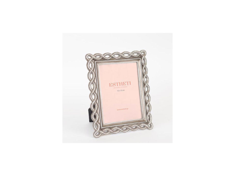 ESTHETI 756-12068 Κορνίζα Resin Ασημί 10x15cm 15.8x1.5x21.4cm 0041313 ESTHETI 756-12068 Κορνίζα Resin Ασημί 10x15cm 15.8x1.5x21.4cm 0041313