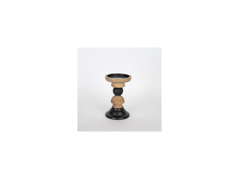 ESTHETI 752-23019 Κηροπήγιο Ξύλινο σε Καφέ Χρώμα 12.5x19x12.5εκ. 0041317 ESTHETI 752-23019 Κηροπήγιο Ξύλινο σε Καφέ Χρώμα 12.5x19x12.5εκ. 0041317