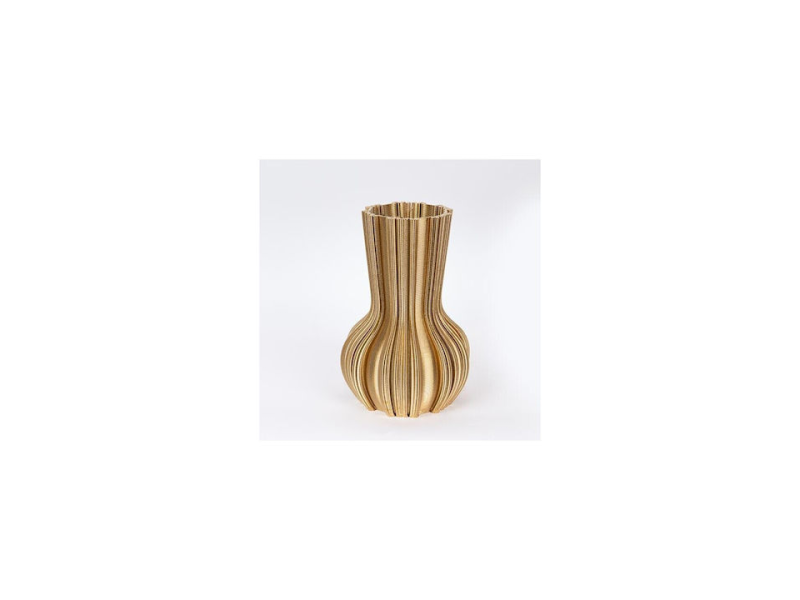 ESTHETI 752-21093 Βάζο Πορσελάνινο 3D Χρυσό 19,5χ19,5χ30cm 0041319 ESTHETI 752-21093 Βάζο Πορσελάνινο 3D Χρυσό 19,5χ19,5χ30cm 0041319