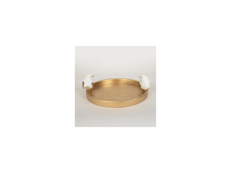 ESTHETI 752-15018 Διακοσμητική Πιατέλα Ξύλινη Χρυσή 30.9x28x9.5εκ. 0041324 ESTHETI 752-15018 Διακοσμητική Πιατέλα Ξύλινη Χρυσή 30.9x28x9.5εκ. 0041324