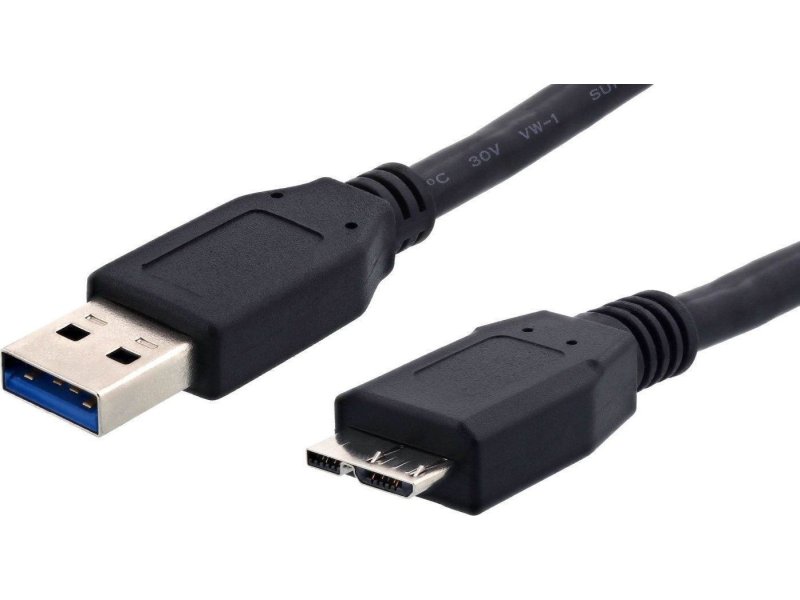 POWERTECH CAB-U004 Regular USB 3.0 to micro USB-B Cable Μαύρο 1.5m 0041334 POWERTECH CAB-U004 Regular USB 3.0 to micro USB-B Cable Μαύρο 1.5m 0041334