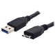 POWERTECH CAB-U004 Regular USB 3.0 to micro USB-B Cable Μαύρο 1.5m 0041334 POWERTECH CAB-U004 Regular USB 3.0 to micro USB-B Cable Μαύρο 1.5m 0041334
