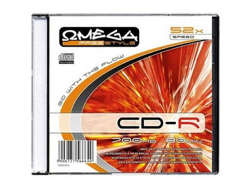 Omega Freestyle Εγγράψιμα CD-R 52x 700MB 10τμχ 0041337 Omega Freestyle Εγγράψιμα CD-R 52x 700MB 10τμχ 0041337