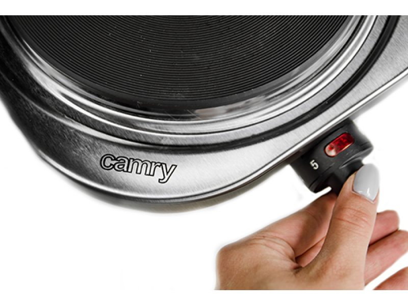 CAMRY CR-6510 Επιτραπέζια Εστία Εμαγιέ Μονή Inox 0041367 CAMRY CR-6510 Επιτραπέζια Εστία Εμαγιέ Μονή Inox 0041367
