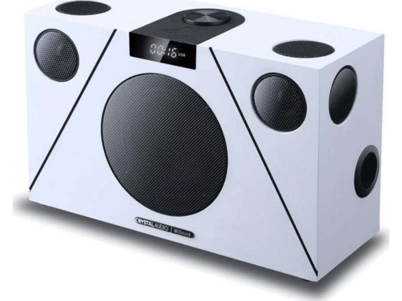 CRYSTAL AUDIO Ηχοσύστημα 6.1 3D-74 WiSound 100W με CD Player και Bluetooth Λευκό / Μαύρο 0041570 CRYSTAL AUDIO Ηχοσύστημα 6.1 3D-74 WiSound 100W με CD Player και Bluetooth Λευκό / Μαύρο 0041570