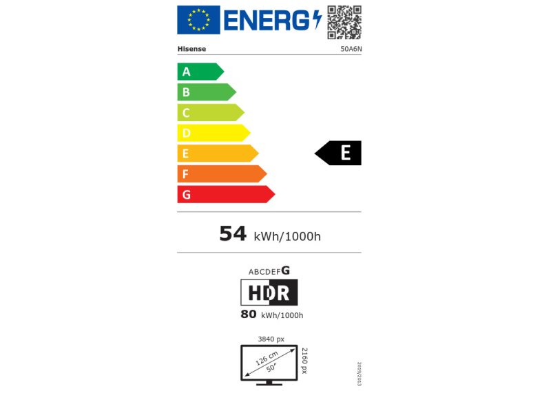 HISENSE 50A6N Smart Τηλεόραση 50 HISENSE 50A6N Smart Τηλεόραση 50