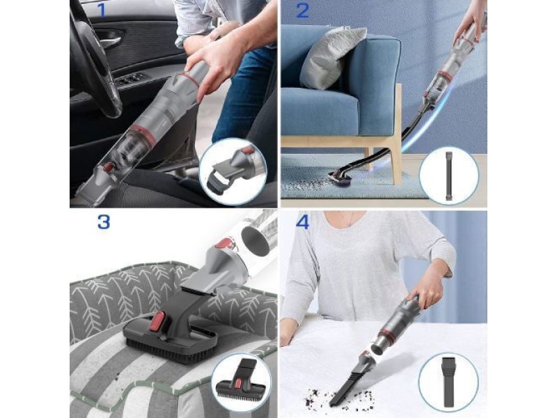 ROHNSON Mamba M3 Επαναφορτιζόμενο Σκουπάκι Χειρός 14.8V Γκρι 0041596 ROHNSON Mamba M3 Επαναφορτιζόμενο Σκουπάκι Χειρός 14.8V Γκρι 0041596
