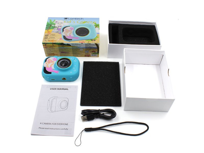 LAMTECH LAM111986 Milly Action Camera Full HD (1080p) Μπλε με Οθόνη 2 LAMTECH LAM111986 Milly Action Camera Full HD (1080p) Μπλε με Οθόνη 2