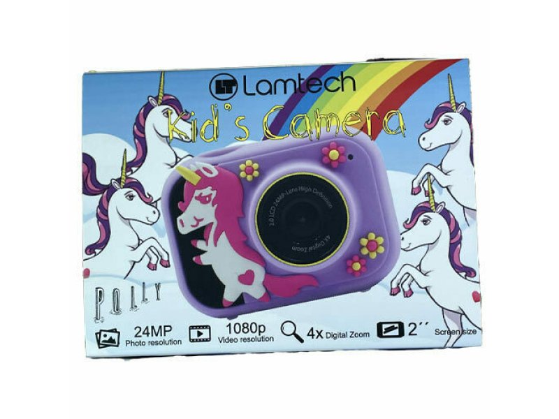 LAMTECH LAM111979 Polly Action Camera Full HD (1080p) Μωβ με Οθόνη 2 LAMTECH LAM111979 Polly Action Camera Full HD (1080p) Μωβ με Οθόνη 2