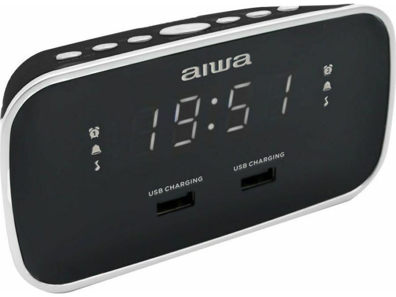 AIWA CRU-19BK Ψηφιακό Ρολόι Επιτραπέζιο με Ξυπνητήρι 0041743 AIWA CRU-19BK Ψηφιακό Ρολόι Επιτραπέζιο με Ξυπνητήρι 0041743