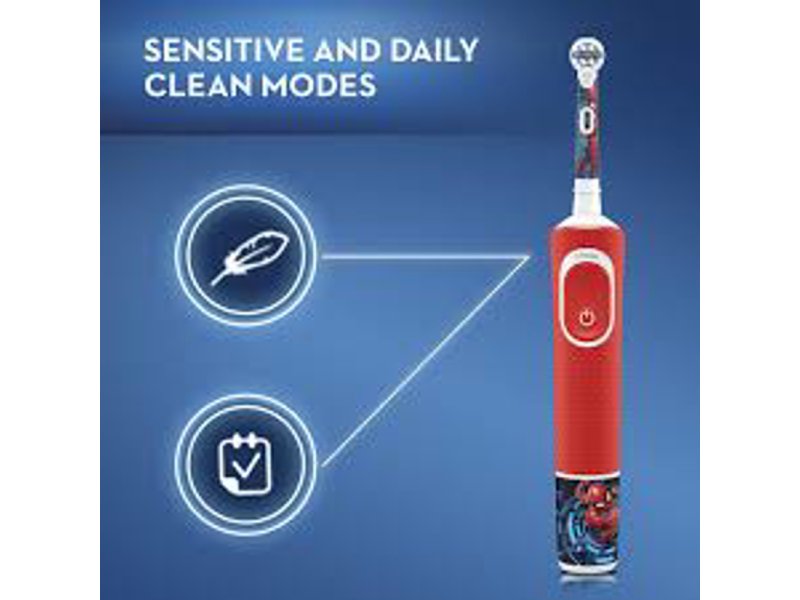 Oral-B Vitality Pro Spiderman (80720365) Ηλεκτρική Οδοντόβουρτσα για 3+ Χρονών 0041747 Oral-B Vitality Pro Spiderman (80720365) Ηλεκτρική Οδοντόβουρτσα για 3+ Χρονών 0041747