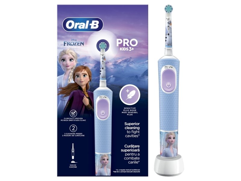 Oral-B VItality Pro Frozen (80720356) Ηλεκτρική Οδοντόβουρτσα για 3+ Χρονών 0041748 Oral-B VItality Pro Frozen (80720356) Ηλεκτρική Οδοντόβουρτσα για 3+ Χρονών 0041748