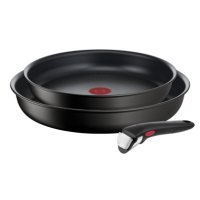 TEFAL L76391 Ingenio Unlimited Σετ Τηγάνια από Αλουμίνιο με Αντικολλητική Επίστρωση 3τμχ 0041763