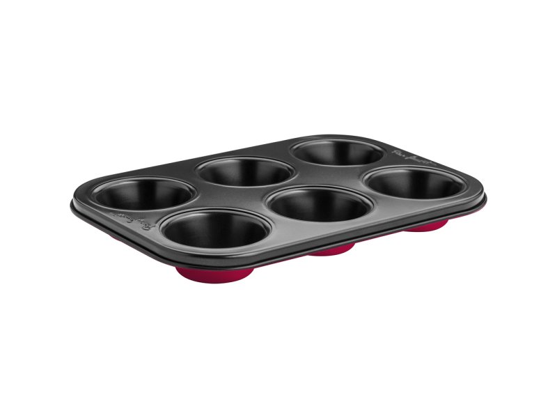 LAMART LT3071 Base Φόρμα Ζαχαροπλαστικής για Cupcakes/Muffins από Αλουμίνιο 6 Θέσεων 26x18x2.5εκ. 0041764 LAMART LT3071 Base Φόρμα Ζαχαροπλαστικής για Cupcakes/Muffins από Αλουμίνιο 6 Θέσεων 26x18x2.5εκ. 0041764