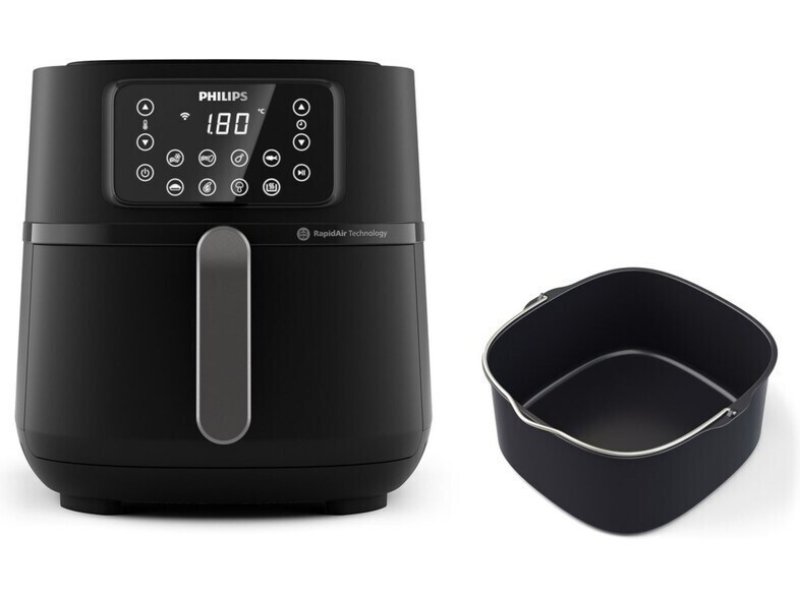 PHILIPS HD9285/93 AirFryer με Αποσπώμενο Κάδο 2000 W 7.2 L Μαύρο 0041821 PHILIPS HD9285/93 AirFryer με Αποσπώμενο Κάδο 2000 W 7.2 L Μαύρο 0041821