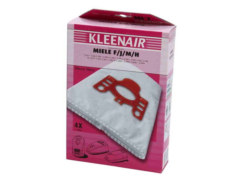 KLEENAIR M17 38156 Σακούλες Miele F/J/M/H Σακούλες 0041826 KLEENAIR M17 38156 Σακούλες Miele F/J/M/H Σακούλες 0041826