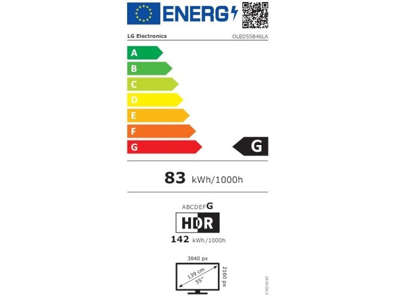 LG OLED55B46LA Smart Τηλεόραση 55 LG OLED55B46LA Smart Τηλεόραση 55