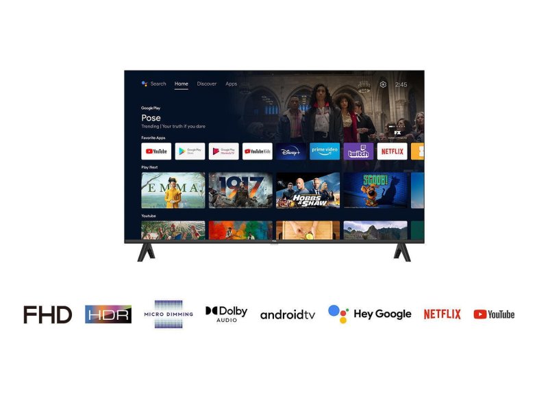 TCL 43S5400A Smart Τηλεόραση 43 TCL 43S5400A Smart Τηλεόραση 43