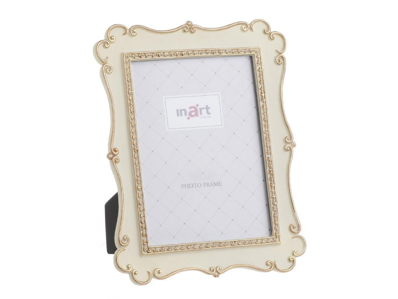 INART 3-30-634-0085 Κορνίζα Polyresin Κρέμ/Χρυσή 10χ15 0023800 INART 3-30-634-0085 Κορνίζα Polyresin Κρέμ/Χρυσή 10χ15 0023800