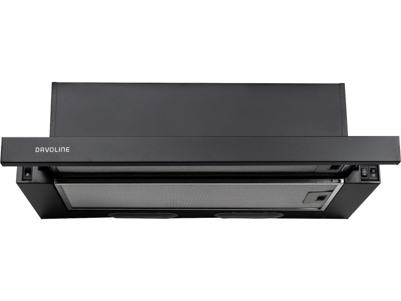 DAVOLINE Delta GR Συρόμενος Απορροφητήρας 60cm Μαύρος 0041058 DAVOLINE Delta GR Συρόμενος Απορροφητήρας 60cm Μαύρος 0041058