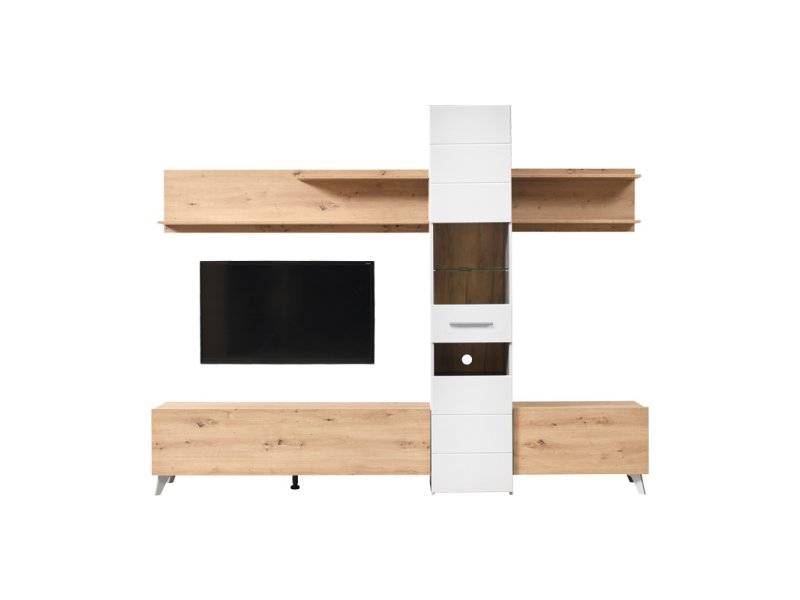 FORMA IDEALE 11008238 Κέντρο Ψυχαγωγίας Linares Artisan Λευκή Λάκκα 232χ41.5χ191.5εκ. 0022930 FORMA IDEALE 11008238 Κέντρο Ψυχαγωγίας Linares Artisan Λευκή Λάκκα 232χ41.5χ191.5εκ. 0022930