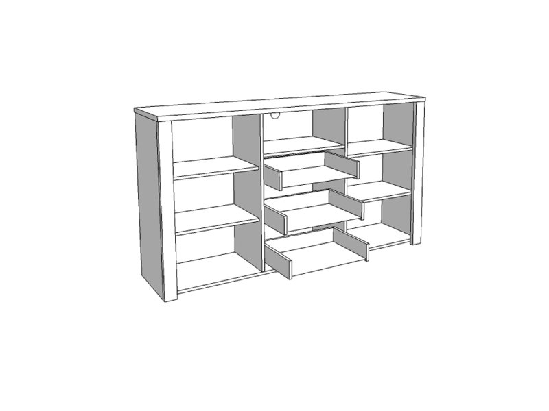 FYLLIANA 11008366 Κομότα Lazio 3K3F Artisian Oak /Μαύρο 168χ40χ94 0023437 FYLLIANA 11008366 Κομότα Lazio 3K3F Artisian Oak /Μαύρο 168χ40χ94 0023437