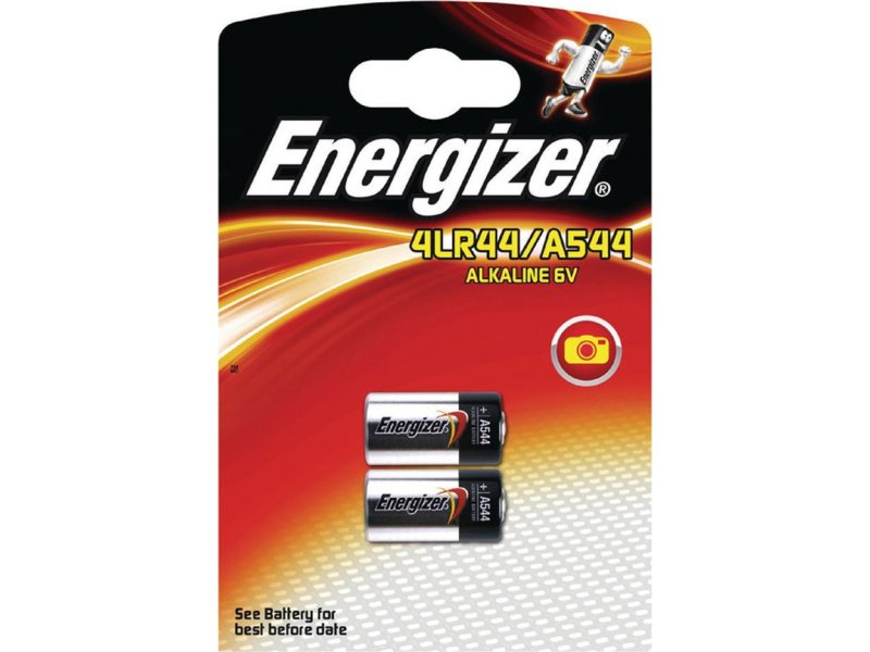 ENERGIZER 4LR44/A 544 Αλκαλικές Μπαταρίες 2 τεμ 0013530 ENERGIZER 4LR44/A 544 Αλκαλικές Μπαταρίες 2 τεμ 0013530