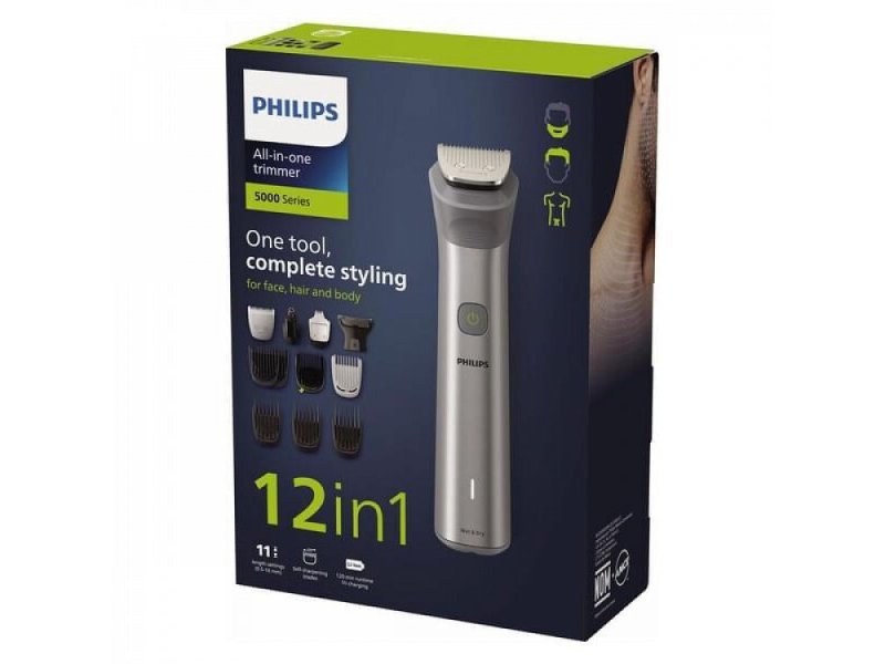 PHILIPS MG5940/15 Επαναφορτιζόμενη Κουρευτική Μηχανή Γκρι 0037742 PHILIPS MG5940/15 Επαναφορτιζόμενη Κουρευτική Μηχανή Γκρι 0037742