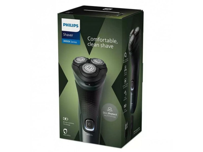 PHILIPS X3052/00 Ξυριστική Μηχανή Προσώπου Επαναφορτιζόμενη 0037745 PHILIPS X3052/00 Ξυριστική Μηχανή Προσώπου Επαναφορτιζόμενη 0037745