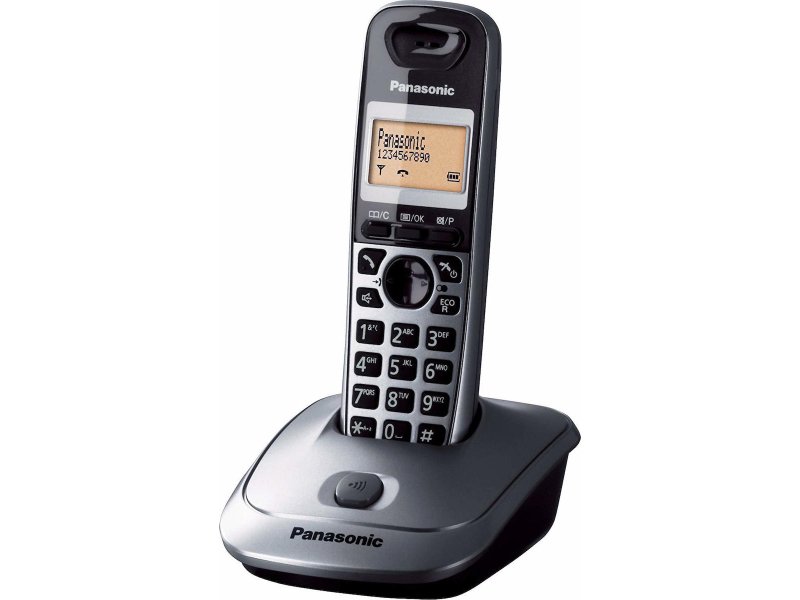 PANASONIC KX-TG 2511GRM Ασύρματο Τηλέφωνο Mεταλλικό Γκρι 0026994 PANASONIC KX-TG 2511GRM Ασύρματο Τηλέφωνο Mεταλλικό Γκρι 0026994