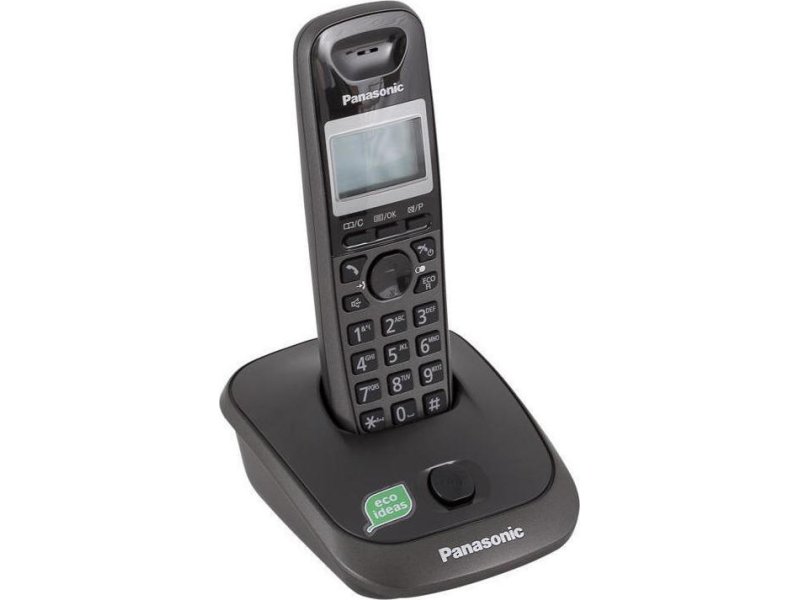 PANASONIC KX-TG 2511GRT Ασύρματο Τηλέφωνο Titanium 390999 PANASONIC KX-TG 2511GRT Ασύρματο Τηλέφωνο Titanium 390999