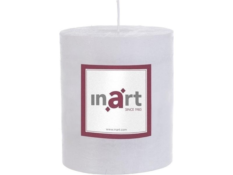 INART 3-80-658-0034 Κερί Παραφίνης Άρωμα Βανίλια Λευκό 9x10 0021379 INART 3-80-658-0034 Κερί Παραφίνης Άρωμα Βανίλια Λευκό 9x10 0021379