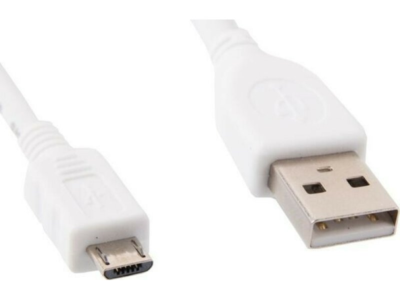 CABLEXPERT CCP-MUSB2-AMBM-W-1M MICRO USB CABLE WHITE COLOR 1M 0038576 CABLEXPERT CCP-MUSB2-AMBM-W-1M MICRO USB CABLE WHITE COLOR 1M 0038576