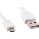 CABLEXPERT CCP-MUSB2-AMBM-W-1M MICRO USB CABLE WHITE COLOR 1M 0038576 CABLEXPERT CCP-MUSB2-AMBM-W-1M MICRO USB CABLE WHITE COLOR 1M 0038576