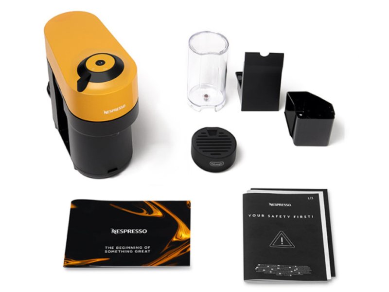 DELONGHI ENV90.Y Vertuo Pop Καφετιέρα για Κάψουλες Vertuo ΚΙΤΡΙΝΟ 0038007 DELONGHI ENV90.Y Vertuo Pop Καφετιέρα για Κάψουλες Vertuo ΚΙΤΡΙΝΟ 0038007