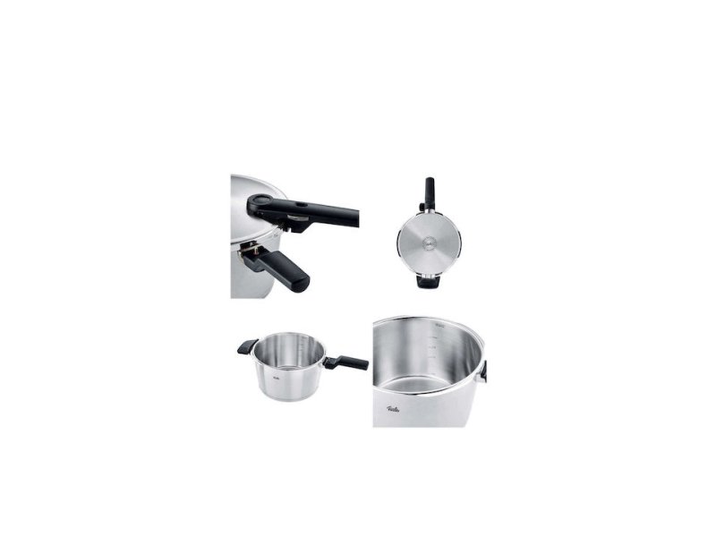 FISSLER VITAQUICK PREMIUM 60281011000 Set Quattro 8lt και 4lt Χύτρες Ταχύτητας με 1 Καπάκι 0038520 FISSLER VITAQUICK PREMIUM 60281011000 Set Quattro 8lt και 4lt Χύτρες Ταχύτητας με 1 Καπάκι 0038520