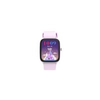 KIDDOBOO KB019C2LIL  Παιδικό Smartwatch με Δερμάτινο Λουράκι Λιλά 0038900