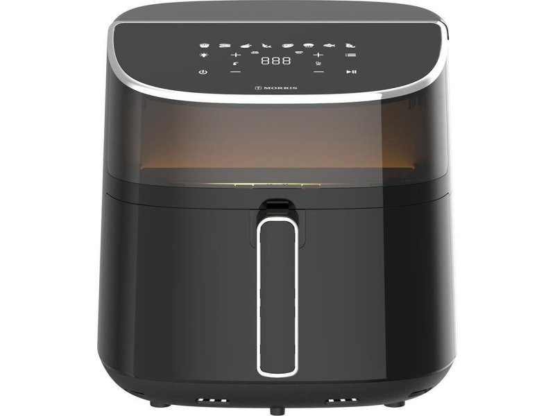 MORRIS MAF-7601 Φριτέζα Αέρος με Διπλό Αποσπώμενο Κάδο 7.6lt Μαύρη 0039085 MORRIS MAF-7601 Φριτέζα Αέρος με Διπλό Αποσπώμενο Κάδο 7.6lt Μαύρη 0039085