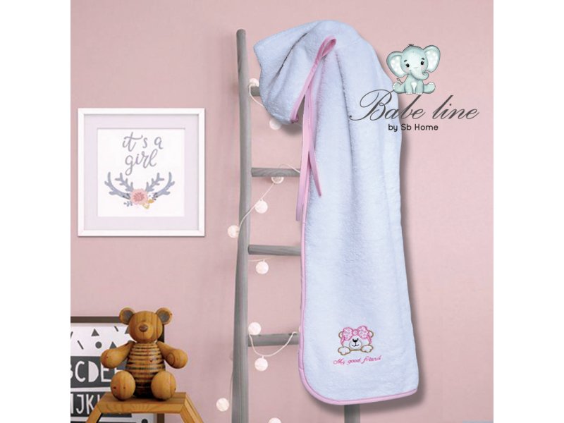 SB HOME Κάπα Με Κουκούλα Babe My Good Friend 0024415 SB HOME Κάπα Με Κουκούλα Babe My Good Friend 0024415