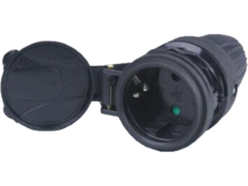 EUROLAMP 147-10033 Φις Σουκο Θηλυκό Καουτσουκ IP44 16Α 220-240V Με Παιδική Προστασία 0018866 EUROLAMP 147-10033 Φις Σουκο Θηλυκό Καουτσουκ IP44 16Α 220-240V Με Παιδική Προστασία 0018866