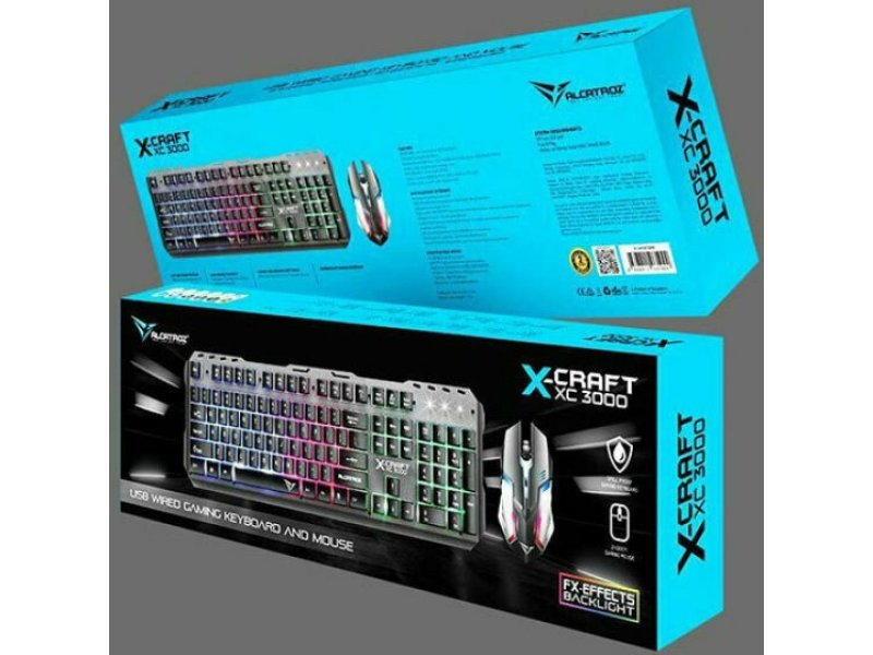 ALCATROZ X-CRAFTXC3000 Πληκτρολόγιο και Ποντίκι 0025580 ALCATROZ X-CRAFTXC3000 Πληκτρολόγιο και Ποντίκι 0025580
