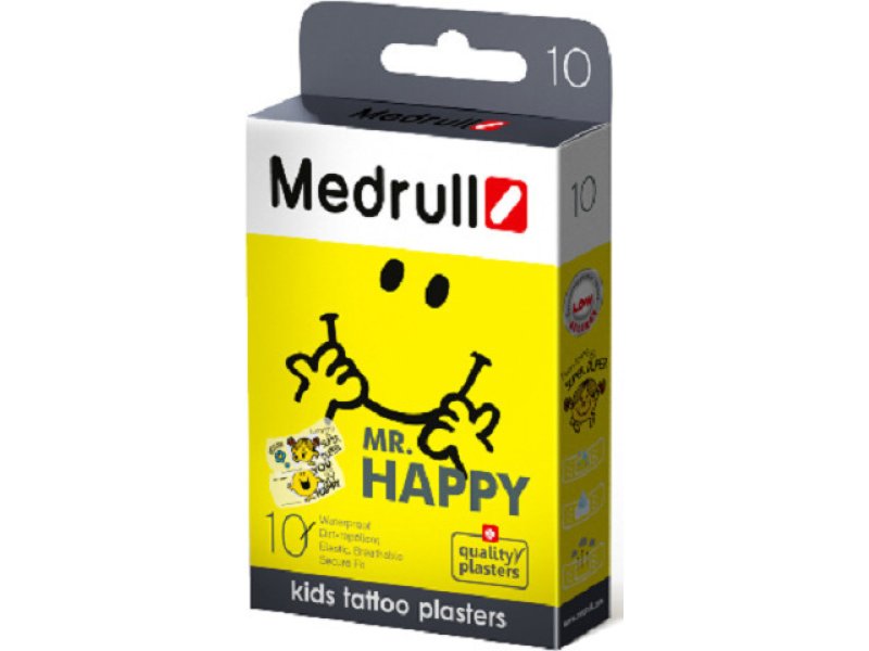 MEDRULL Mr.Happy N10 Αυτοκόλλητα Επιθέματα 10τμχ (202111418) 0033636 MEDRULL Mr.Happy N10 Αυτοκόλλητα Επιθέματα 10τμχ (202111418) 0033636