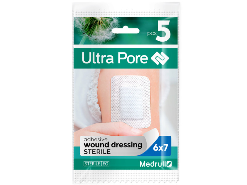 MEDRULL Ultra Pore adhesive wound Νο5 Αυτοκόλλητο Επίθεμα 6 x 7cm (202111205) Συσκ. 5τεμ. (κουτί των 15 συσκευασιών) 0033648 MEDRULL Ultra Pore adhesive wound Νο5 Αυτοκόλλητο Επίθεμα 6 x 7cm (202111205) Συσκ. 5τεμ. (κουτί των 15 συσκευασιών) 0033648