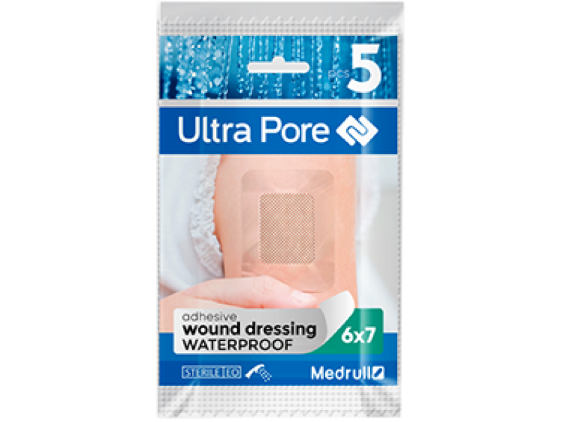 MEDRULL Ultra Pore Adhesive wound dressing Αδιάβροχο Αυτοκόλλητο Επίθεμα 6 x 7 cm ?5 (Αποστειρωμένο) Συσκ. 5τεμ. (κουτί των 15 συσκευασιών) (202110285) 0033649 MEDRULL Ultra Pore Adhesive wound dressing Αδιάβροχο Αυτοκόλλητο Επίθεμα 6 x 7 cm ?5 (Αποστειρωμένο) Συσκ. 5τεμ. (κουτί των 15 συσκευασιών) (202110285) 0033649