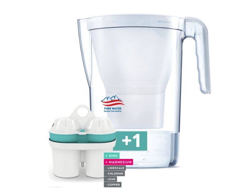 BWT VIDA Κανάτα Φιλτραρίσματος Νερού White 2.6L με Ηλεκτρονική Ένδειξη + 1 Φίλτρο Zinc+ Εμπλουτισμένο με Μαγνήσιο Και Ψευδάργυρο (Made in Austria) 0035425 BWT VIDA Κανάτα Φιλτραρίσματος Νερού White 2.6L με Ηλεκτρονική Ένδειξη + 1 Φίλτρο Zinc+ Εμπλουτισμένο με Μαγνήσιο Και Ψευδάργυρο (Made in Austria) 0035425